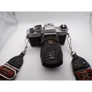 Yashica FR 2 SLR Film Camera w/ Yashica ML 50mm f1.9 Lens Strap Parts or Repair